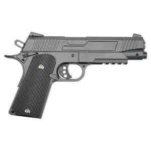 Пистолет страйкбольный Stalker SA1911M Spring (Colt1911 Rail), к.6мм